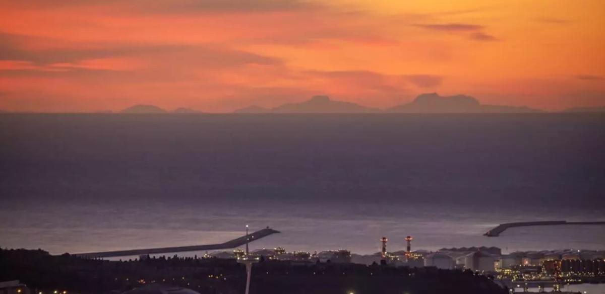 La espectacular vista de Mallorca captada por Alfons Puertas desde Barcelona