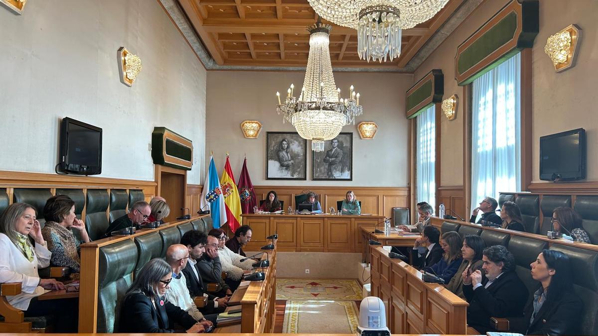 Pleno extraordinario deste venres, no Pazo de Raxoi