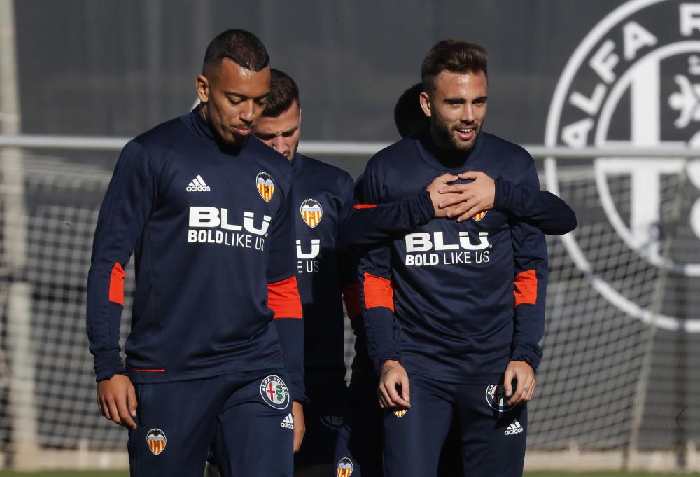 Así ha sido el último entrenamiento de esta semana del Valencia CF