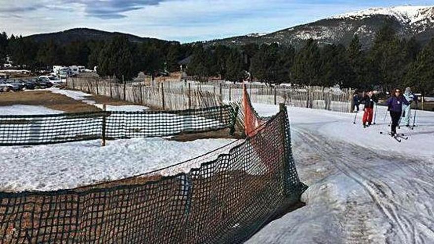 L&#039;estació d&#039;esquí de fons de Lles, el cap de setmana passat, amb circuits de 20 km tot i el llarg anticicló