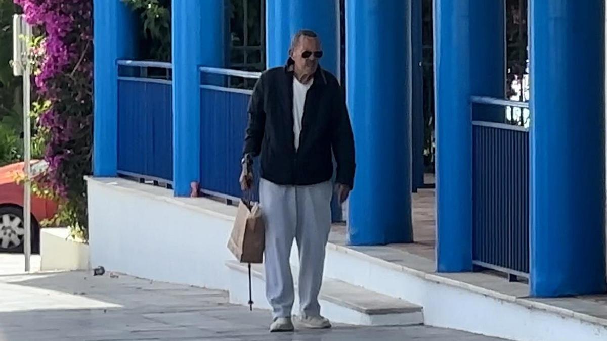 Julián Muñoz, ingresado desde ayer en el hospital.
