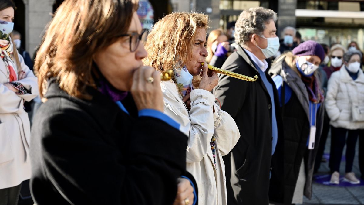 25N: Galicia salió a la calle vestida de morado