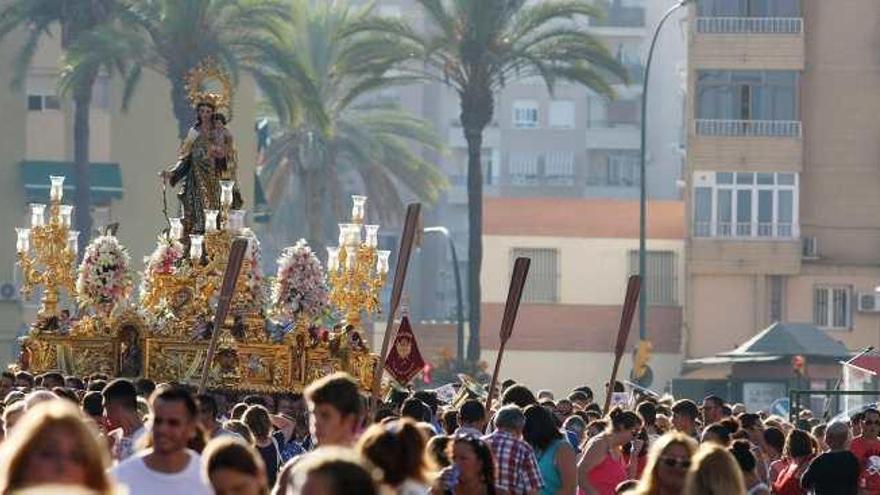 Procesión de la Virgen del Carmen de Huelin.