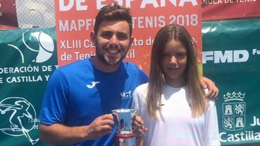 Ariana Geerlings, jugadora del MCT 1919, campeona de España infantil