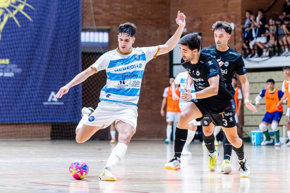 Pablo Ordóñez, en un partido del pasado curso con el Málaga FS de Segunda División.