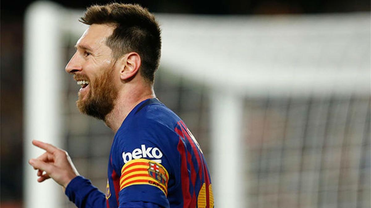 Messi dio el título al Barça con un gol marca de la casa