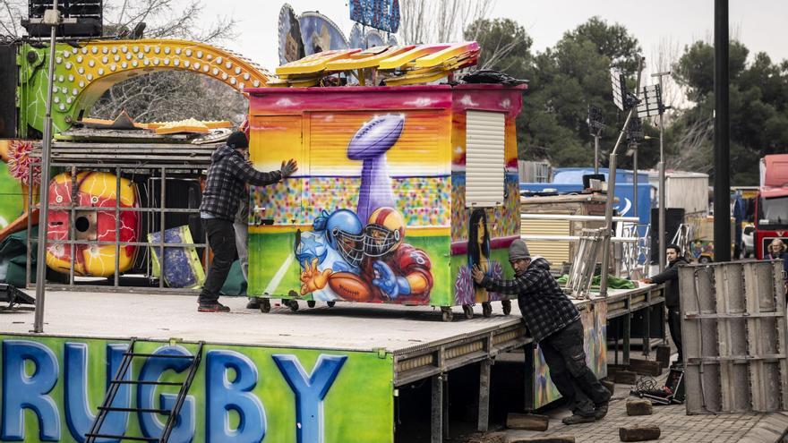 EN IMÁGENES | El Parque del Tío Jorge se prepara para la Cincomarzada