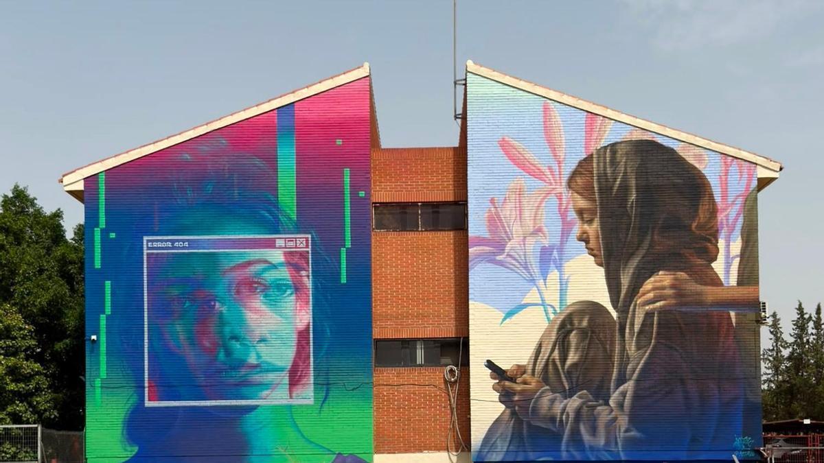Mural del IES José Planes