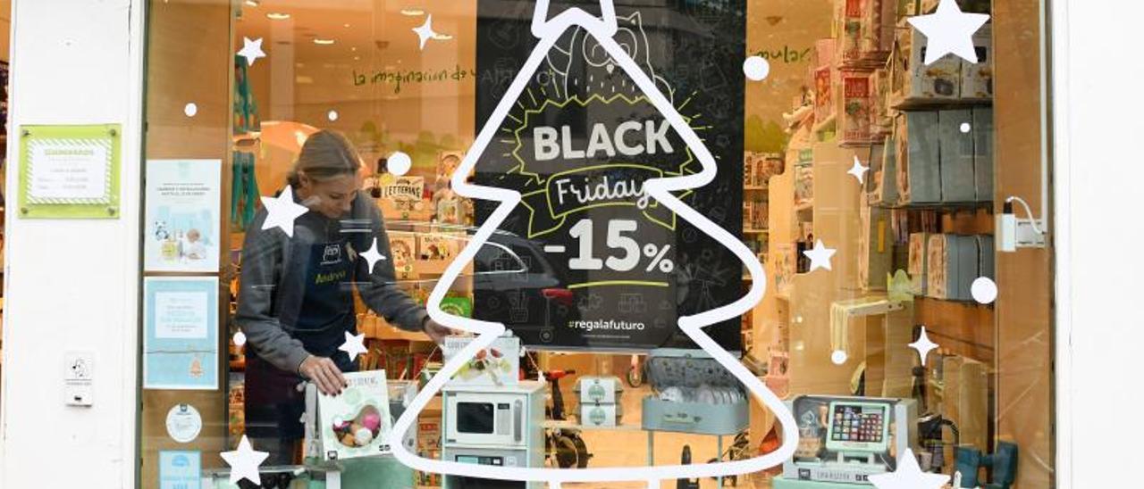 Los pontevedreses adelantan las compras de Navidad al Black Friday como medida frente a la crisis