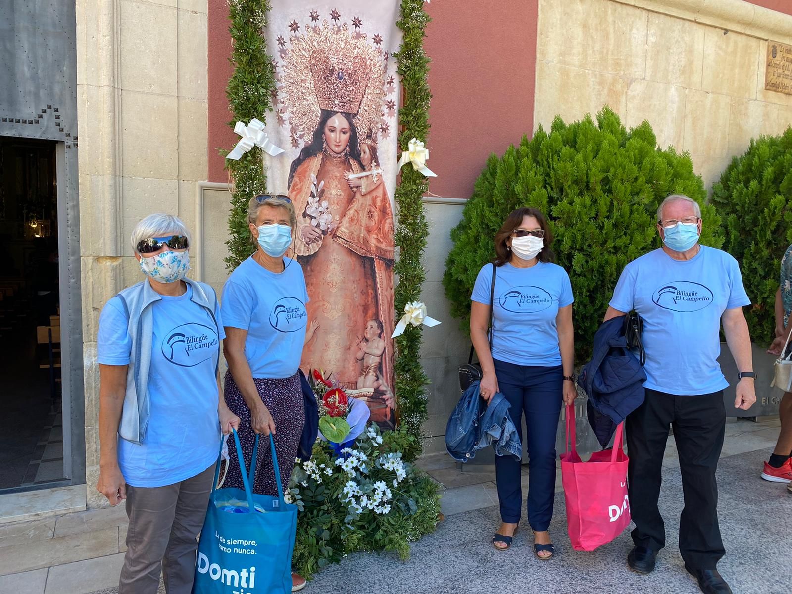 Donación de alimentos en El Campello