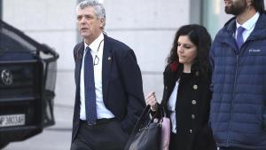 El expresidente de la RFEF Ángel María Villar a su llegada a la Audiencia Nacional.