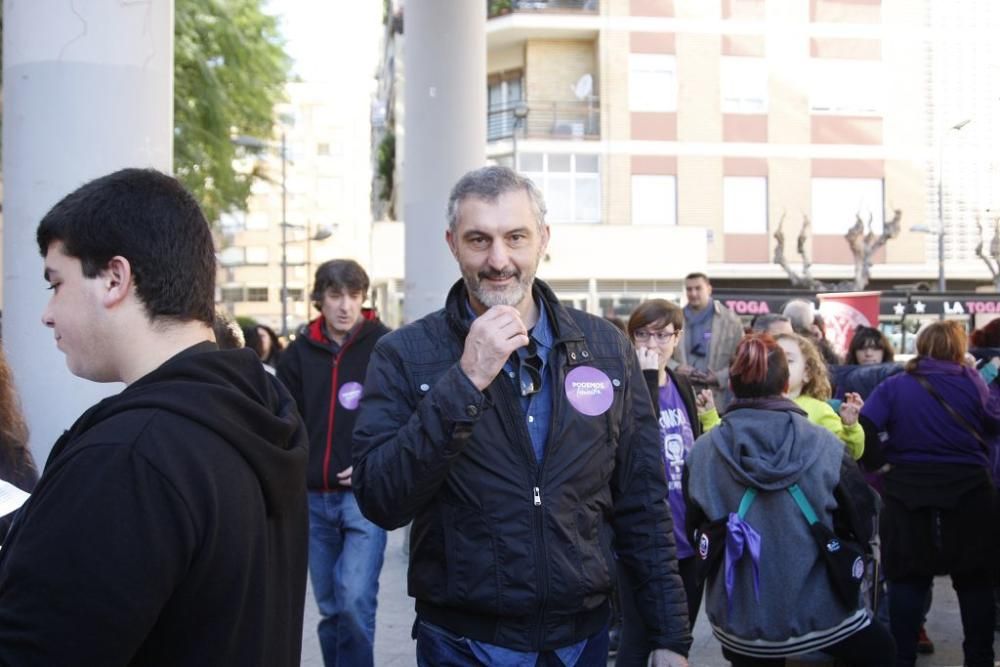 Manifestación en Murcia por el día contra la violencia de género