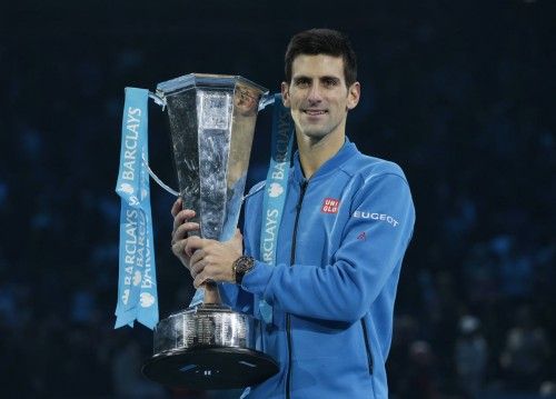 Imágenes de la final del Masters, con triunfo de Djokovic