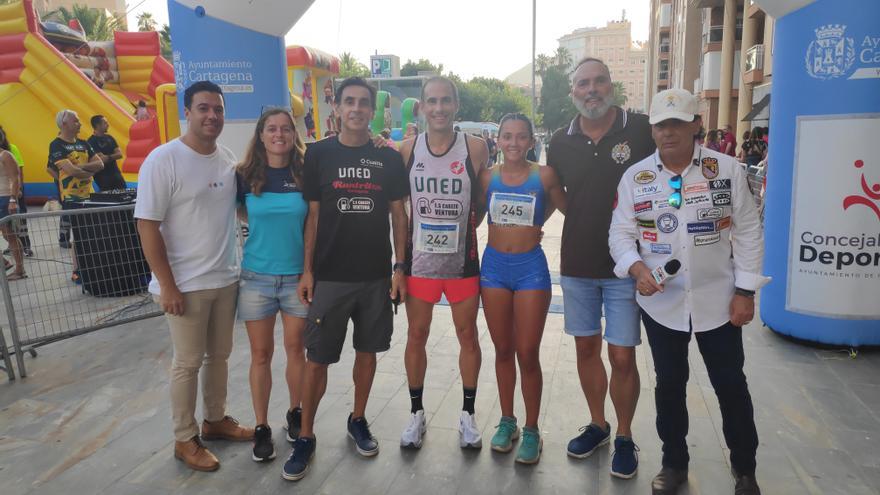 Juan Antonio Zamora y Blanca Conesa se imponen en el I Cross de las Iglesias en Cartagena