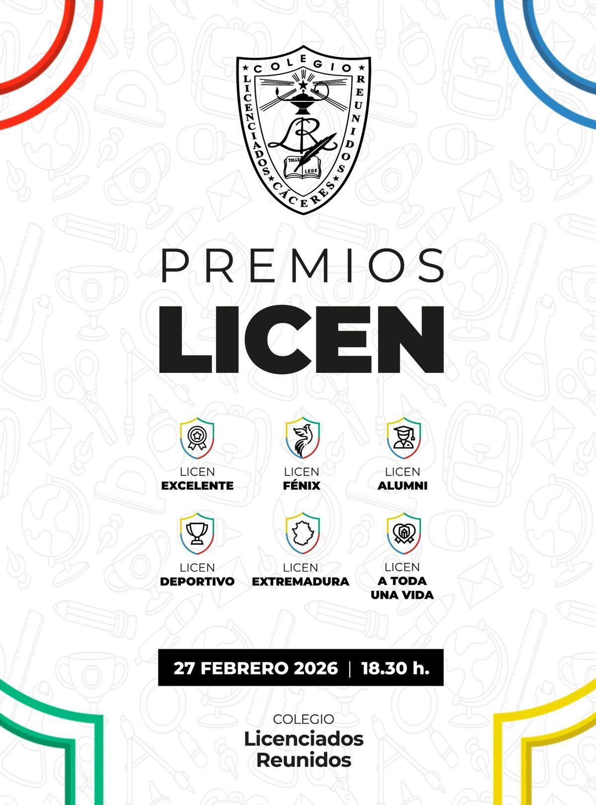 Categorías de los Premios Licen.