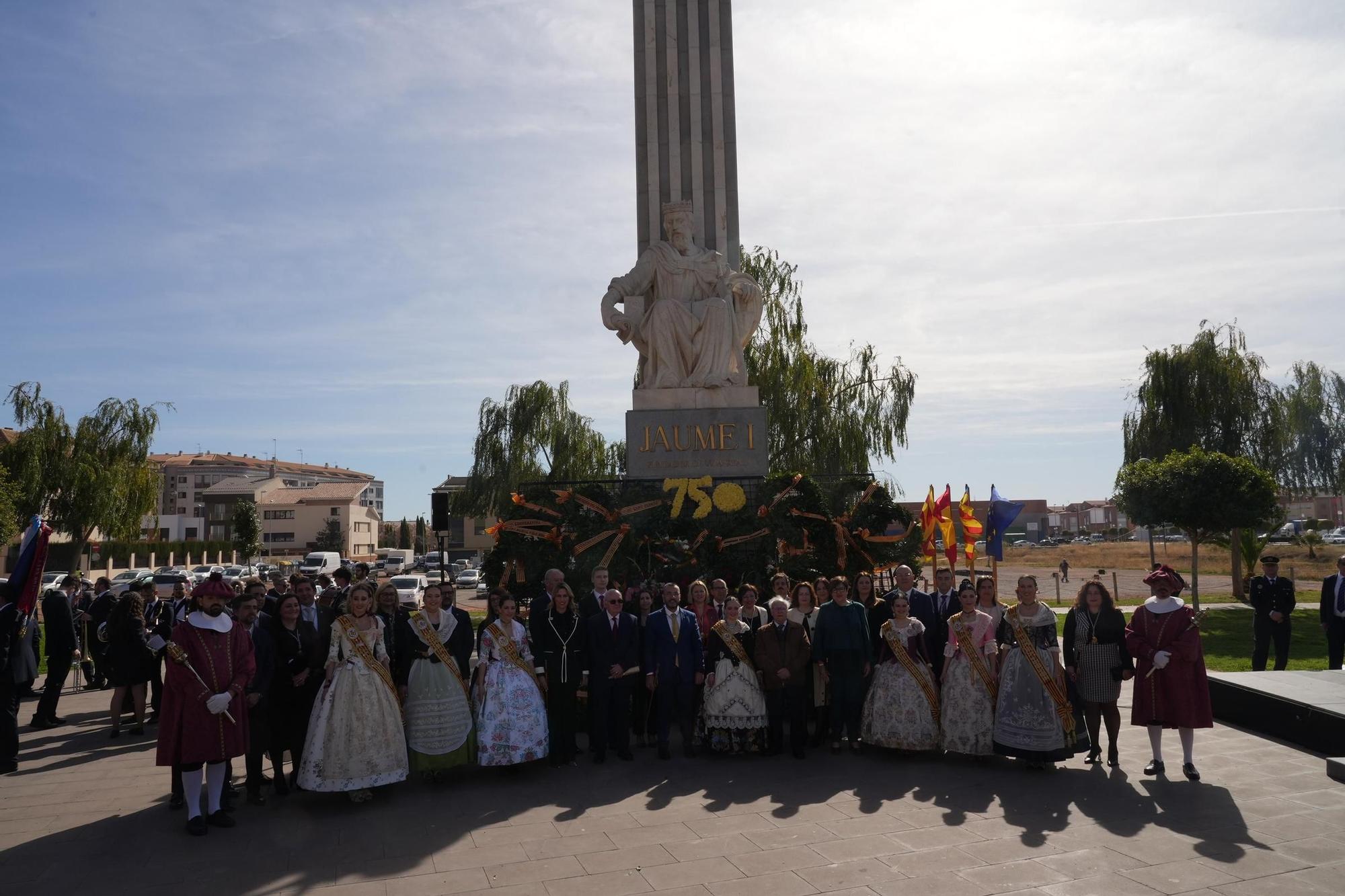 Las mejores imágenes del homenaje a Jaume I, que inicia los actos para celebrar los 750 años de Vila-real