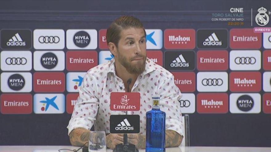 Sergio Ramos anuncia que seguirá en el Real Madrid