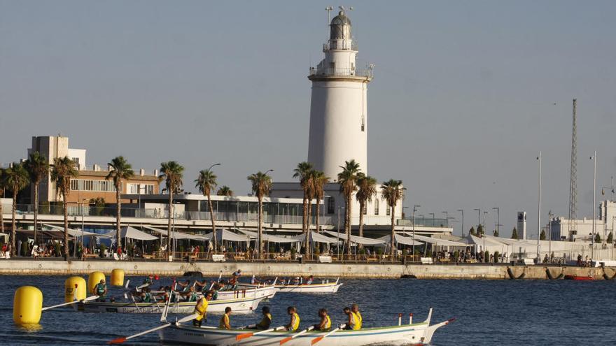 Imagen de la competición en el Puerto de Málaga del año pasado.