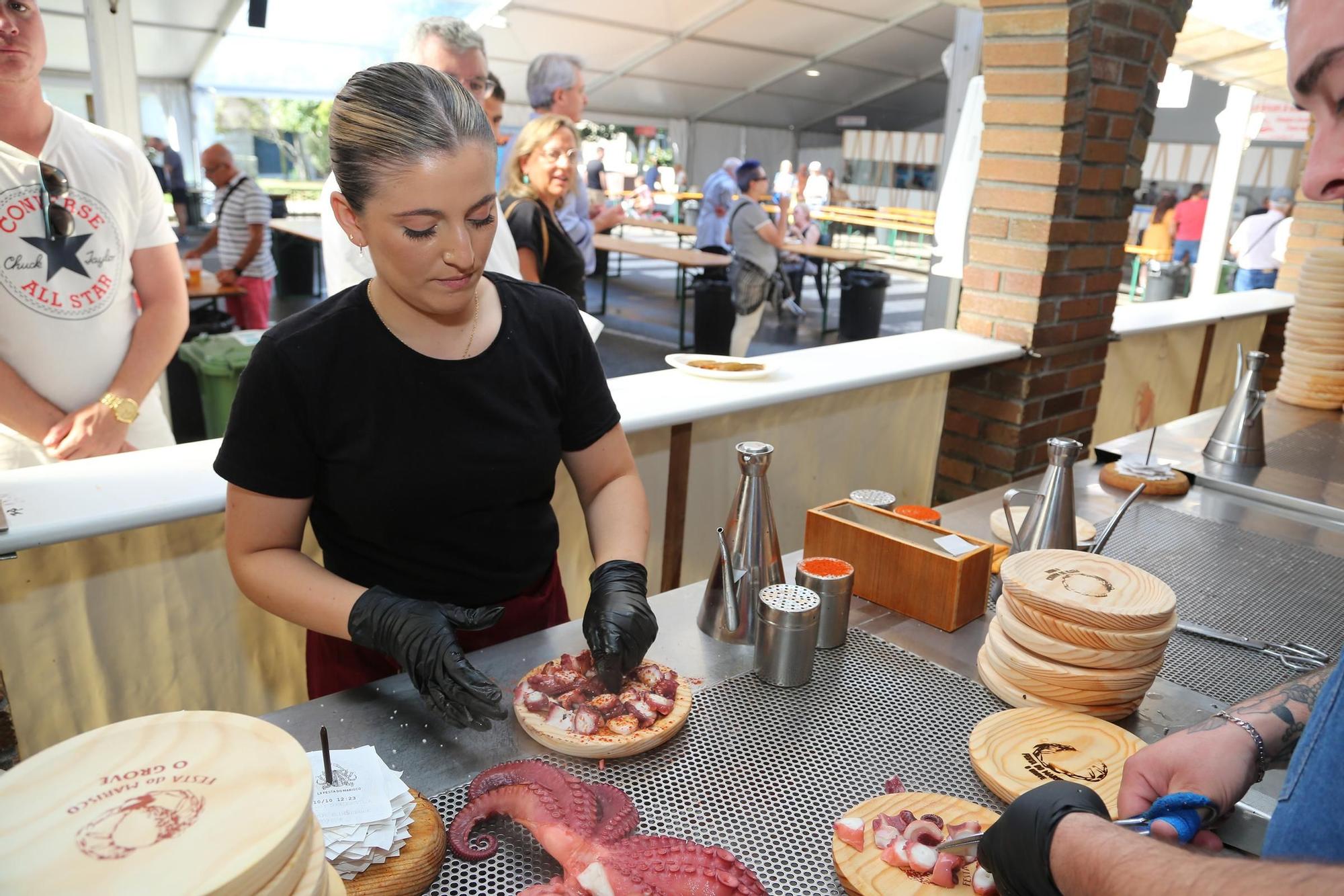 Así fue el martes en la LX Festa do Marisco de O Grove