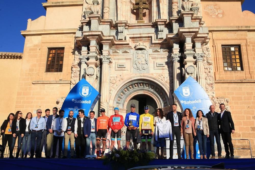 Primera etapa de la Vuelta Ciclista Murcia 2020: Llegada a Caravaca