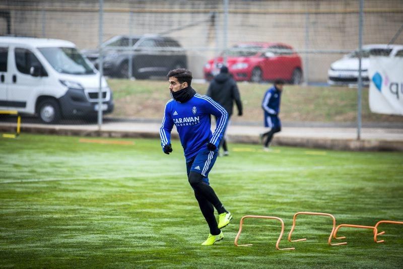 Entrenamiento del Real Zaragoza de hoy 30 de diciembre