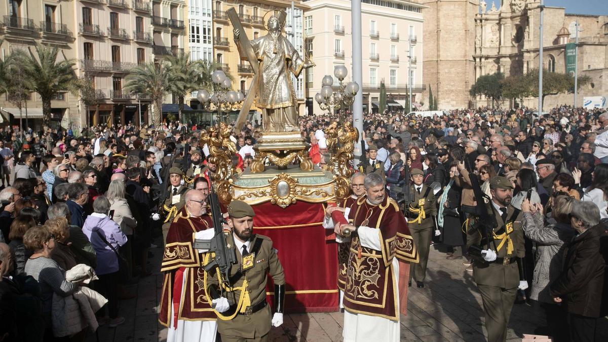 Procesión de San Vicente Mártir el pasado 22 de enero