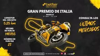 Apuestas MotoGP para el GP de Italia: Pecco, favorito a cuota 2.2