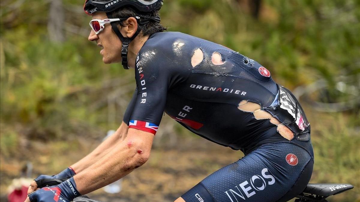 Geraint Thomas pierde el Giro en el volcán