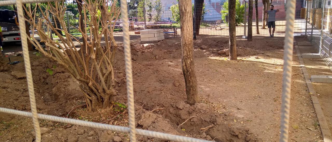 Imagen de una zona del Jardín de los Poetas, facilitada por San Lorenzo Existe.