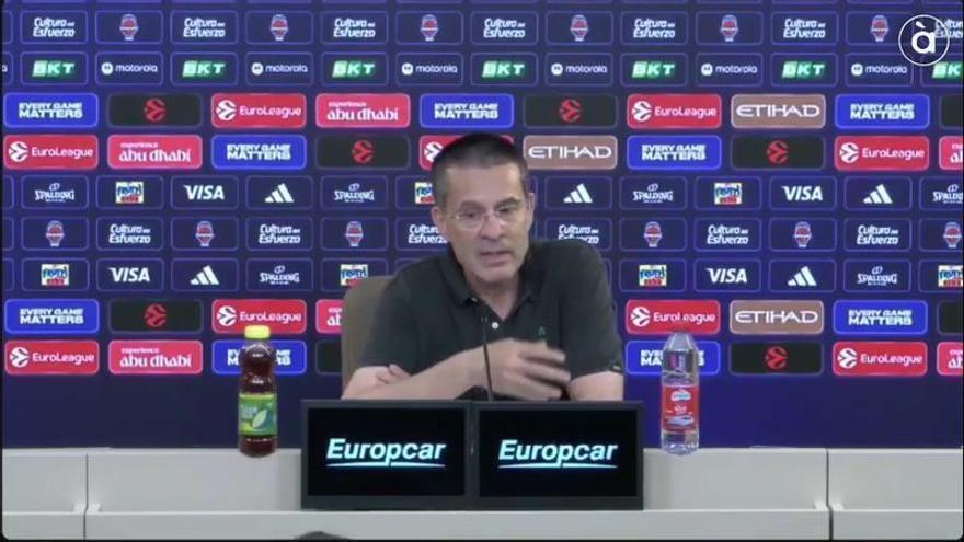 Pedro Martínez: "El presidente de Panathinaikos es un impresentable"