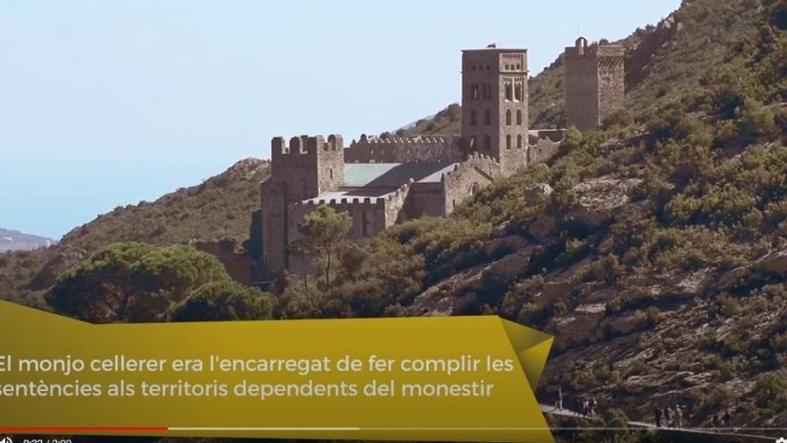 Imatge de l&#039;audiovisual sobre Sant Pere de Rodes