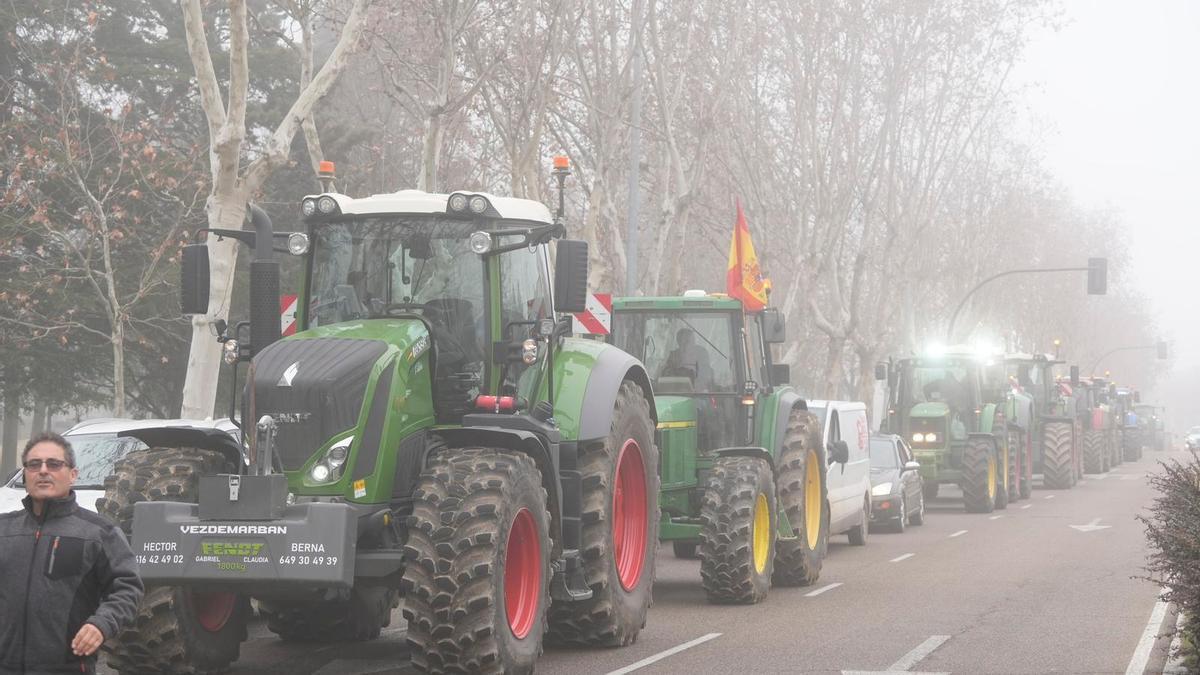 Más tractores en Zamora capital.