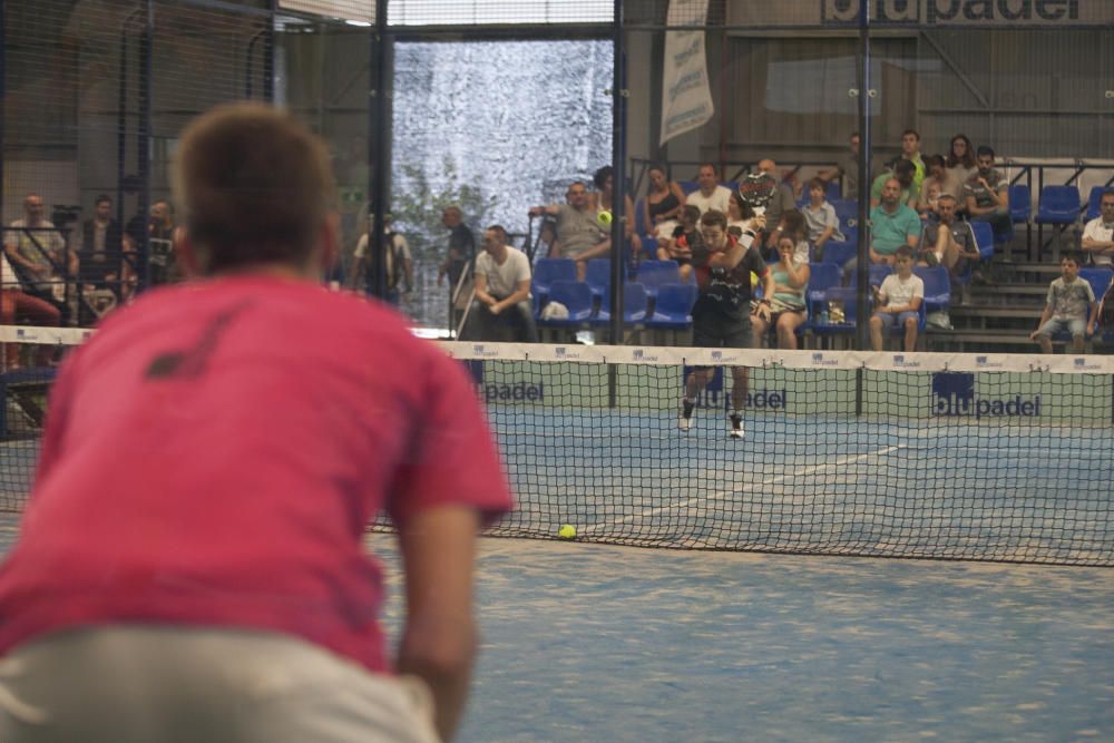 Se vivieron partidos muy intensos en las finales disputadas en Blupadel