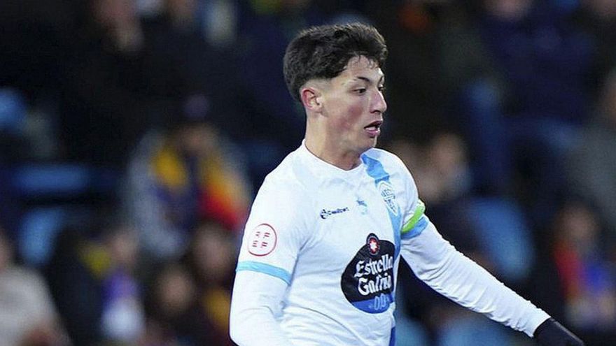 Jairo Noriega, con el Ourense CF. | Iñaki Osorio