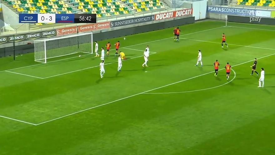 Fer López anotaba tres minutos después de incorporarse al partido