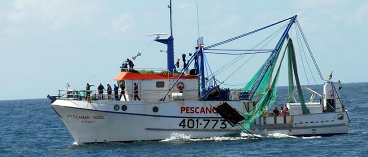 Uno de los barcos de Pescanova en Mozambique // FARO