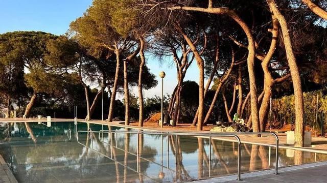 Vista de la nova piscina del CEM Tennis Montjuïc. | REIAL SOCIETAT DE TENNIS POMPEIA