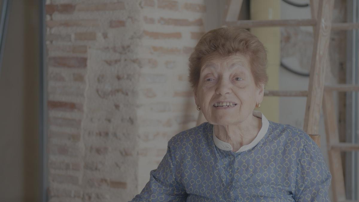 Una de las personas que interviene en el audiovisual