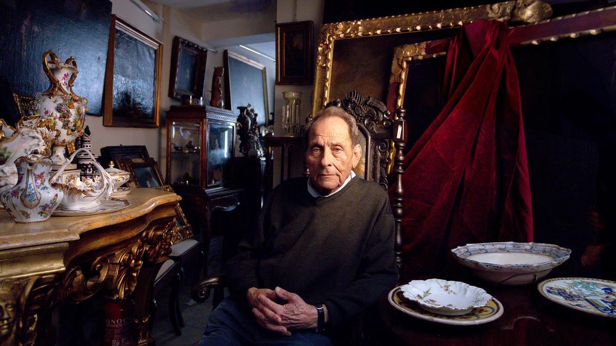 Un momento del rodaje de 'Los pinceles de la baronesa'.