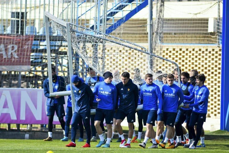 Entrenamiento del Real Zaragoza 24/2/2018