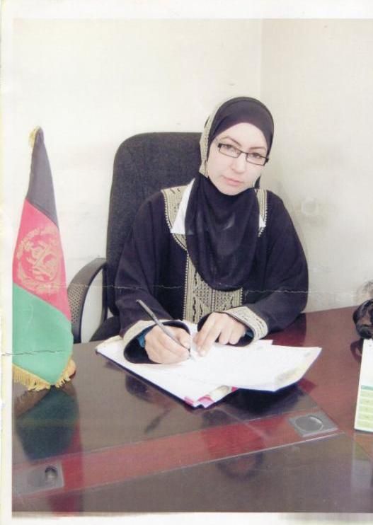 Friba Guraishi, jueza afgana. 