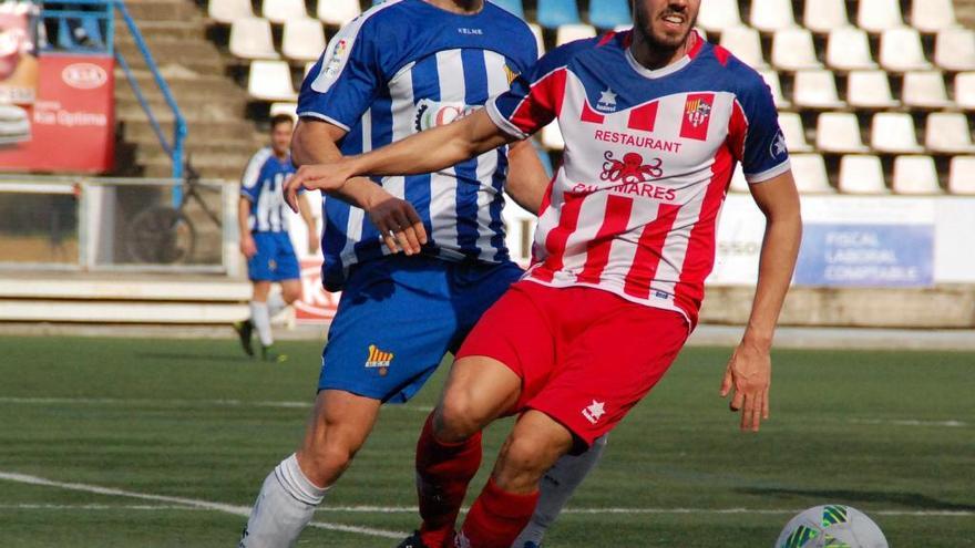 Grau, en una jugada del Figueres-Vilassar