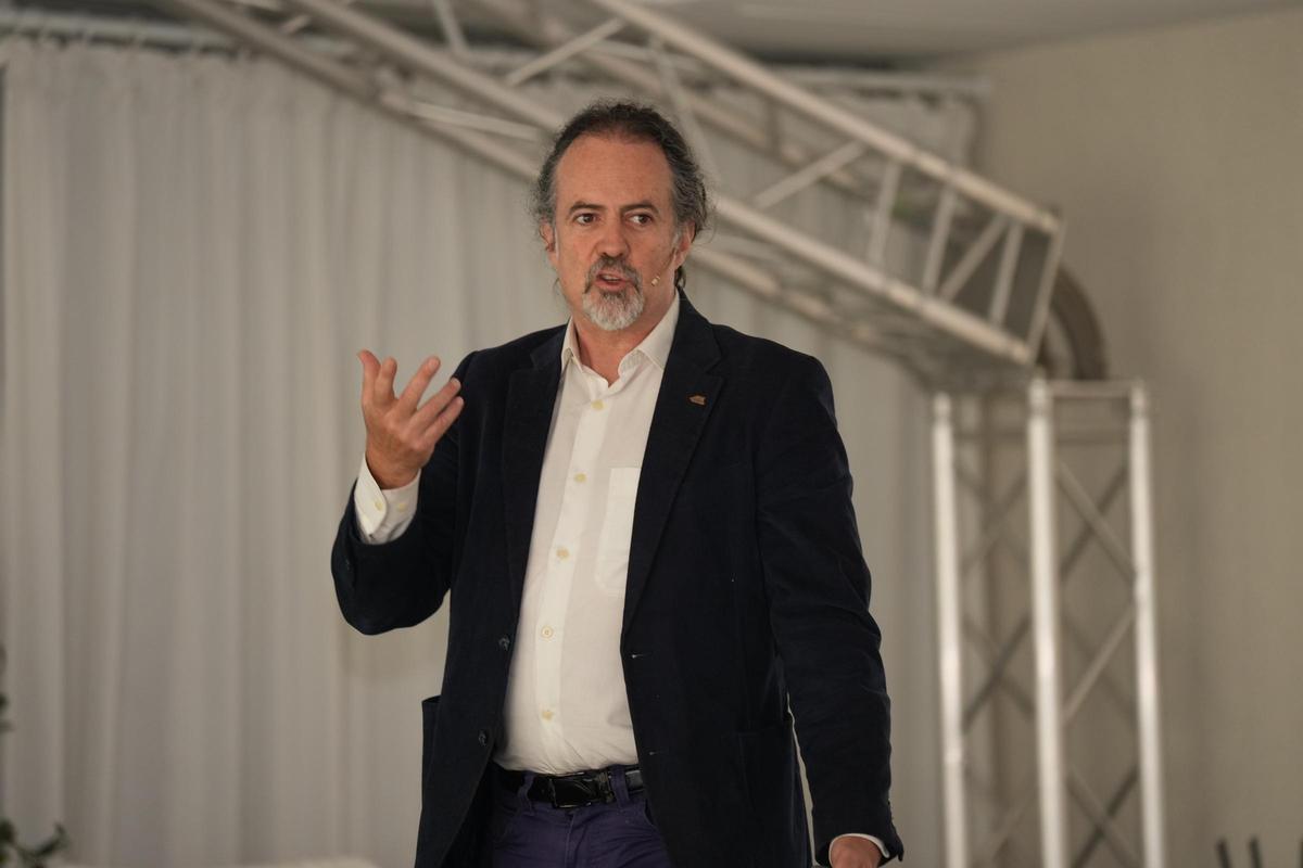 Manuel Maqueda, durante su conferencia.