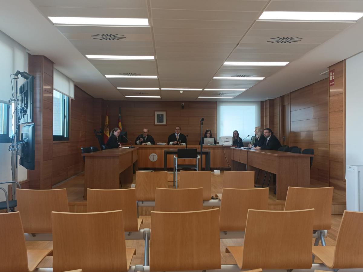 Ambos encausados han declarado por videoconferencia durante la celebración del juicio en Castelló.
