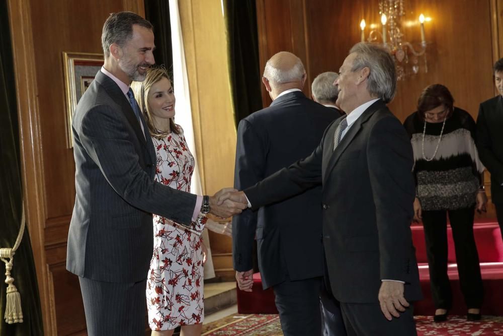 Audiencia de los Reyes con los galardonados con las Medallas de Asturias 2016