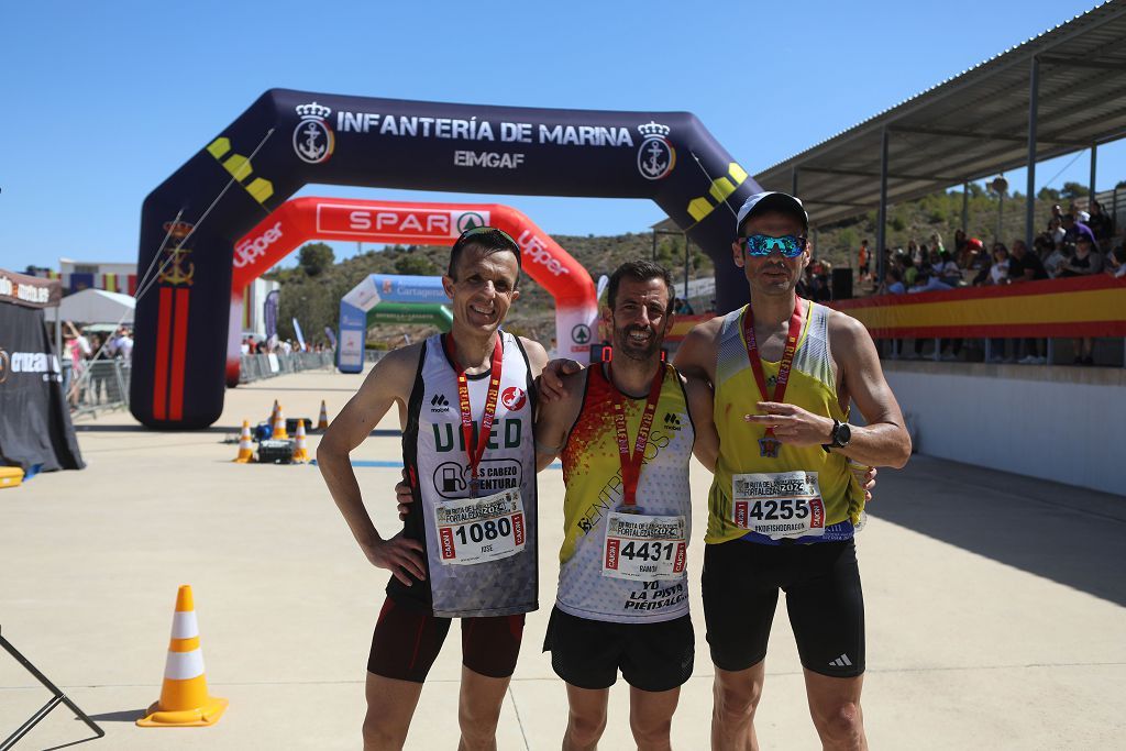 Momento de la llegada a meta en la Ruta de las Fortalezas de Cartagena