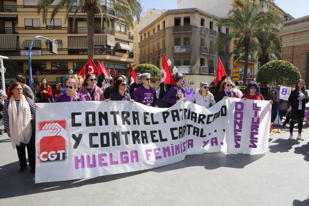 Manifestación feminista en Alicante