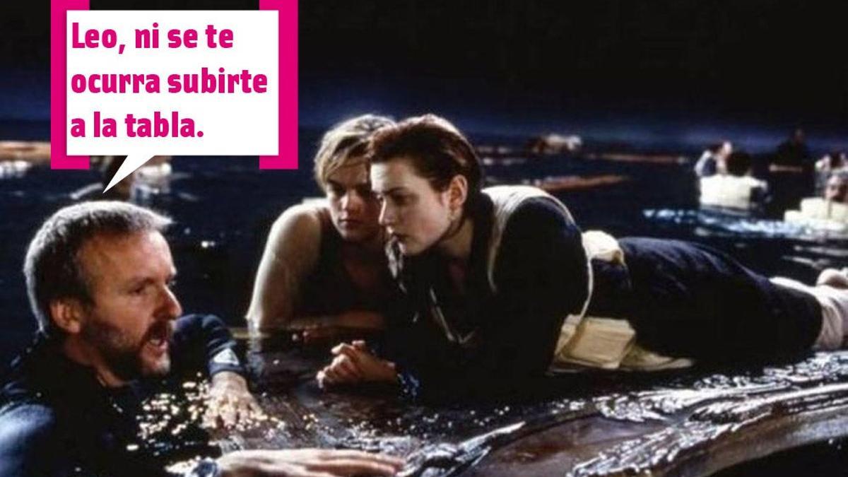 Rodaje Titanic con James Cameron dirigiendo