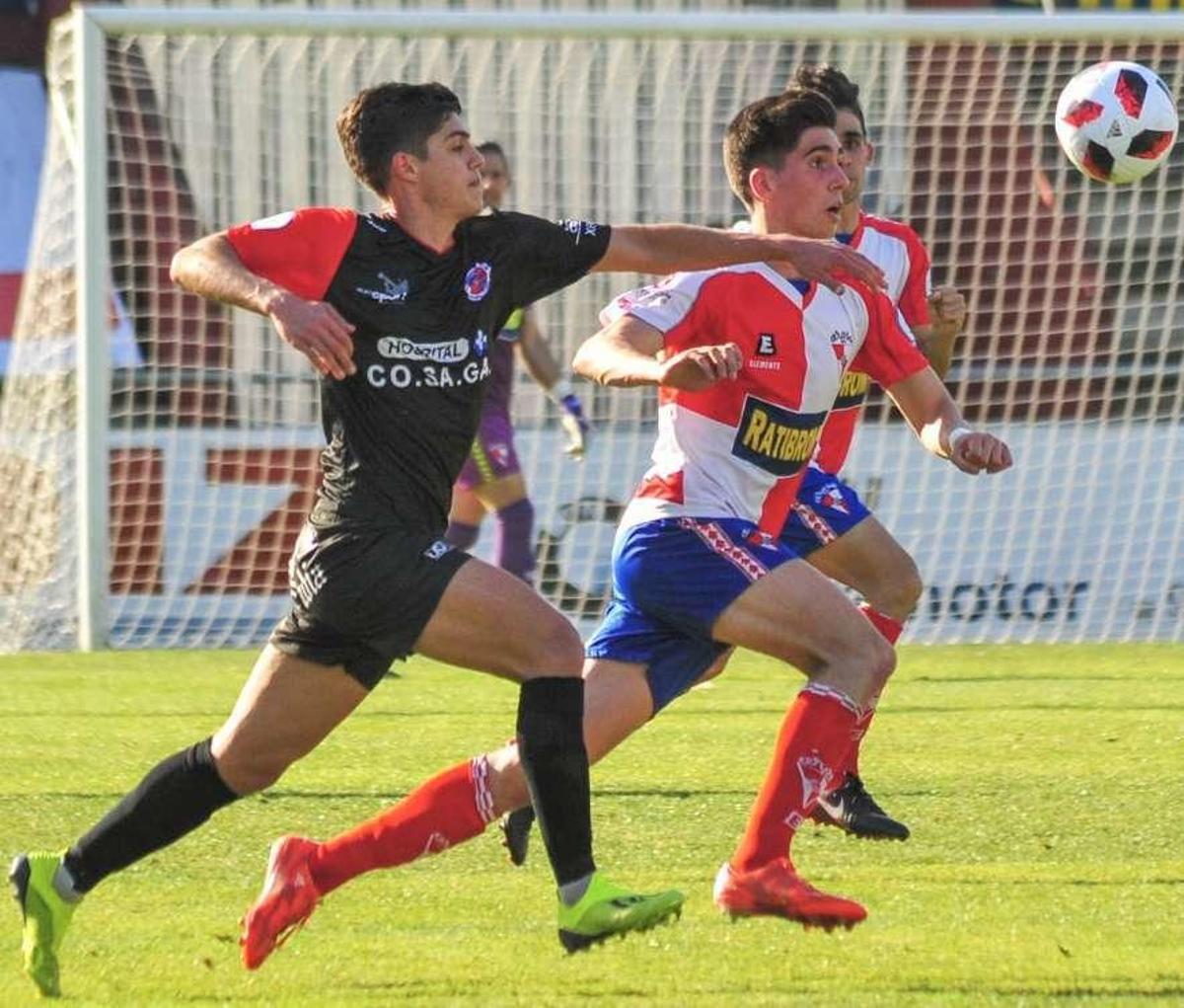 El Arosa se dejó buena parte de su crédito en Porriño. // I. Abella