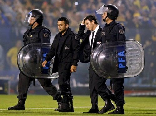 Atacan con gas pimienta a los jugadores de River Plate